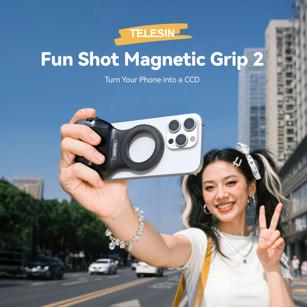 Magnetic Phone Camera Grip