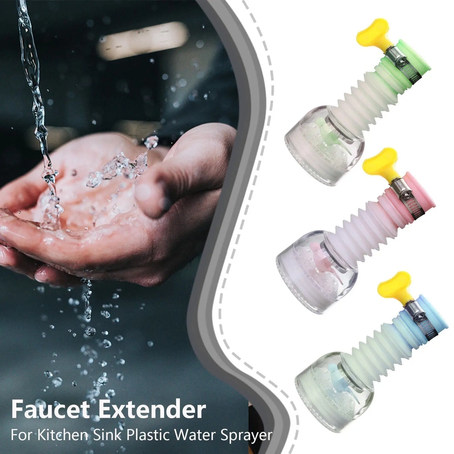 360-Rotation Kitchen Sink Faucet Extenders Ignisio